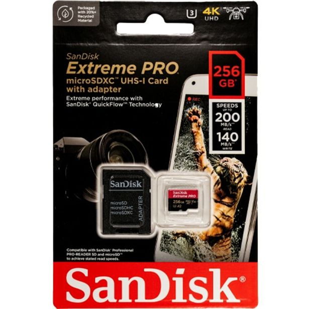 POMNILNIŠKA KARTICA SANDISK SAN EXTREME PRO 256GB