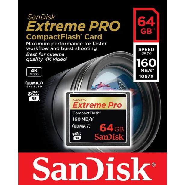 POMNILNIŠKA KARTICA SANDISK SANDISK 64GB CF EXTREME PRO