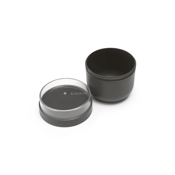 POSODA ZA SHRANJEVANJE BRABANTIA MAKE&TAKE ZA ZAJTRK TEMNO SIVA 0.5L