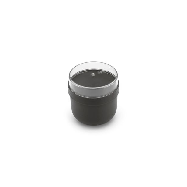 POSODA ZA SHRANJEVANJE BRABANTIA MAKE&TAKE ZA ZAJTRK TEMNO SIVA 0.5L