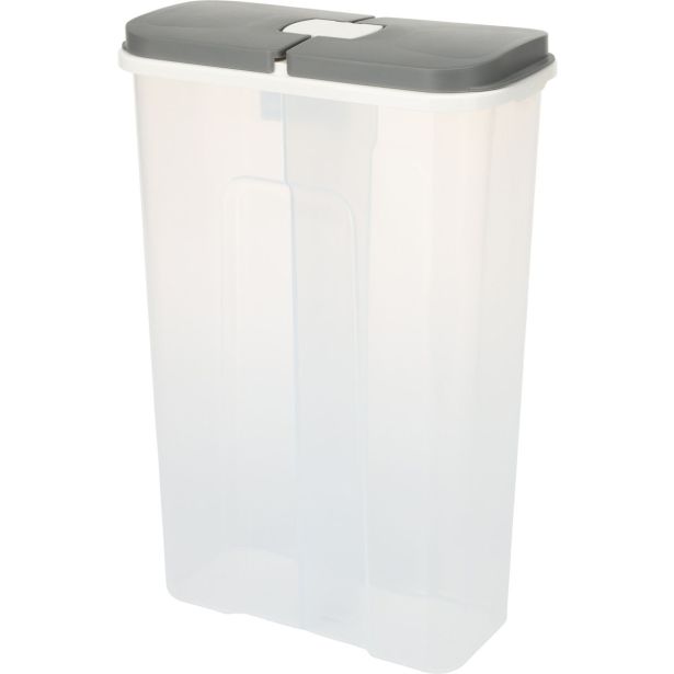 POSODA ZA SHRANJEVANJE EH 3.55 L DVODELNA SNEMLJIV SIV POKROV TRANSPARENT