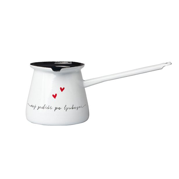 POSODA ZA TOPLE NAPITKE CUCKOO CUPS EMAJLIRANA DŽEZVA 11 CM, 0.70 L NAJ ZADIŠI