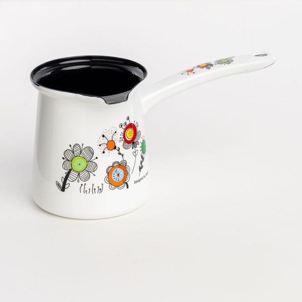 POSODA ZA TOPLE NAPITKE ENAMELIE DŽEZVA 10 CM - 0.45 L NEŽA 2