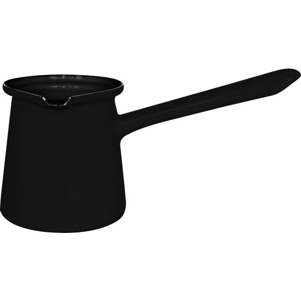 POSODA ZA TOPLE NAPITKE ENAMELIE DŽEZVA BLACK 11CM - 0.79L