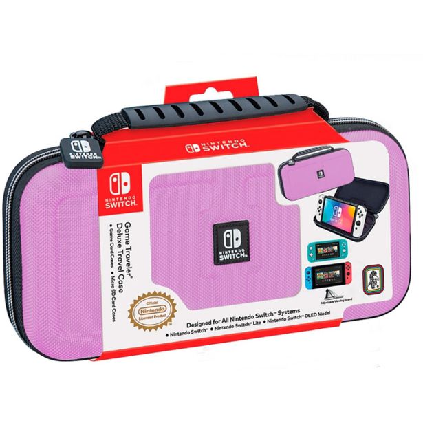 POTOVALNI KOVČEK BIGBEN NINTENDO SWITCH DELUXE ROZA