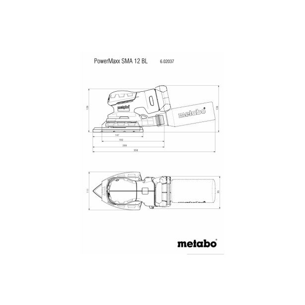 VIBRACIJSKI BRUSILNIK METABO POWERMAXX SMA 12 BL