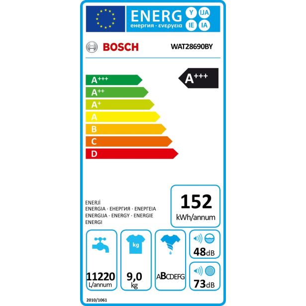 PRALNI STROJ BOSCH WAT 28690BY