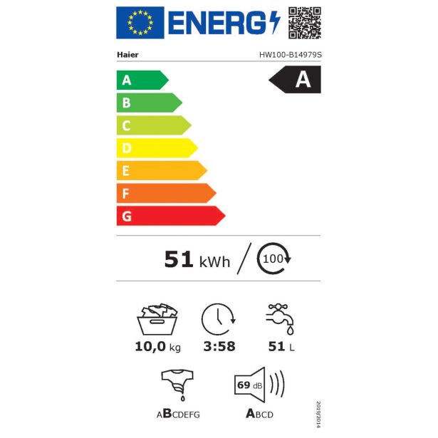 PRALNI STROJ HAIER HW100-B14979-S