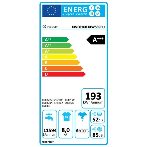 PRALNI STROJ INDESIT XWE 81683X WSSS EU