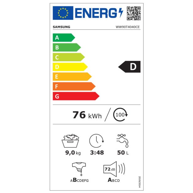 PRALNI STROJ SAMSUNG WW90T4040CE/LE