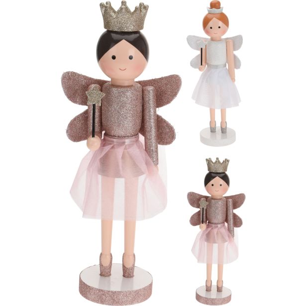 PRAZNIČNA FIGURA KOOPMAN ANGEL 25 CM SORT