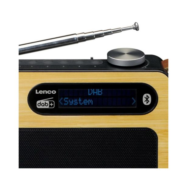 PRENOSNI RADIO LENCO PDR-040BAMBOOBK