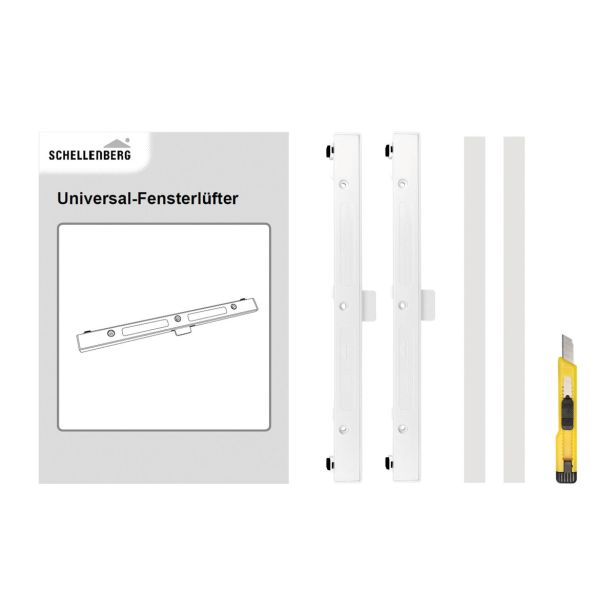 SCHELLENBERG UNIVEZALNI PREZRAČEVALNIK ZA OKNA - ZAČETNI KOMPLET