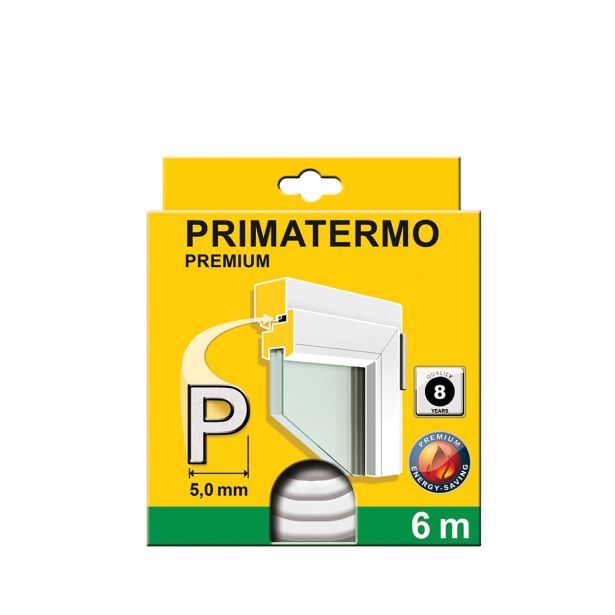 SCHELLENBERG TESNILO PREMIUM P-PROFIL, 9X5 MM, 6M, BELE BARVE