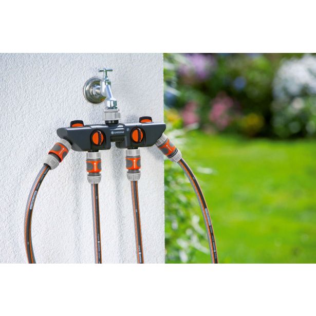 PRIKLJUČEK ZA VODO GARDENA ŠTIRIKRAKI RAZDELILNIK