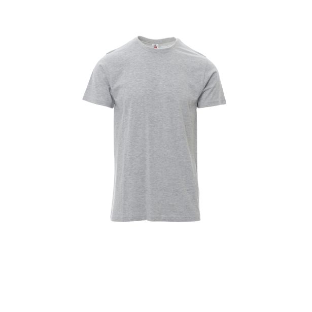 MAJICA KRATKI ROKAV PAYPER PRINT, MELANŽ SIVA, L T-SHIRT