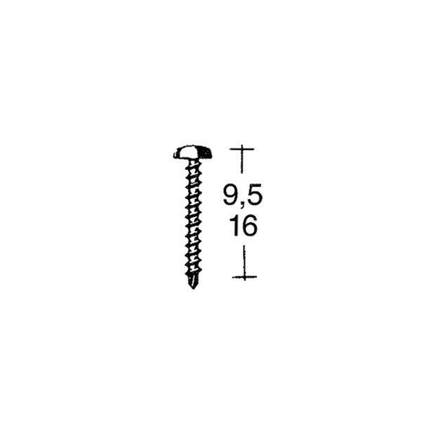 PRITRDILNI MATERIAL KNAUF VIJAK LB 3.5 X 9.5 MM PROF.NA KOV.PODK. Z=100K