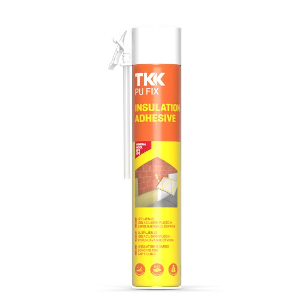 POLIURETANSKA PENA TKK PU FIX INSULATION ADHESIVE HAND HELD 750 ML