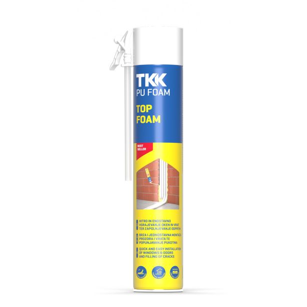 POLIURETANSKA PENA TKK PU FOAM TOP FOAM HAND HELD 750 ML