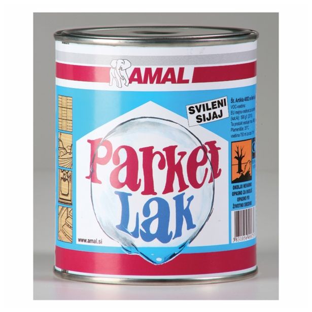 PU LAK ZA PARKET AMAL 4002 SVILENO SIJAJNI 0.75 L ENOKOMPONENTEN