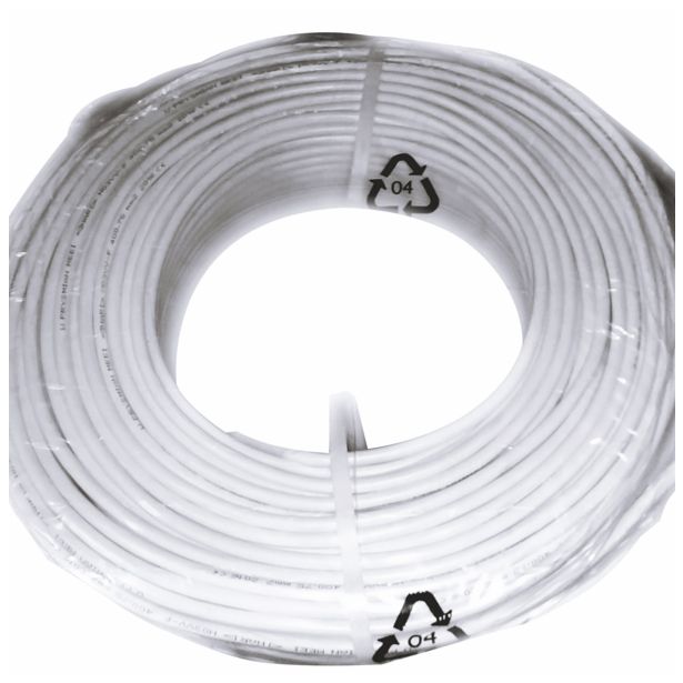 PVC VODNIK EUROCABLE H05VV-F 4G1.5 BELI