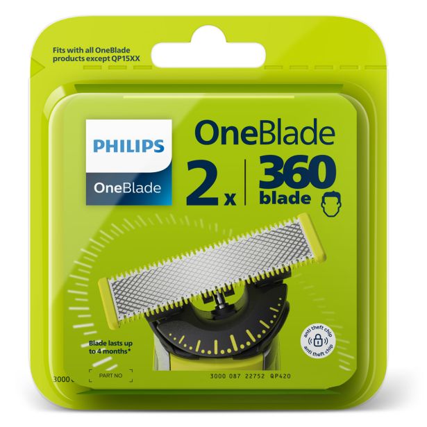 DODATKI ZA BRITJE PHILIPS QP420/50 ZA ONE BLADE