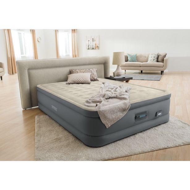 INTEX 64926 NAPIHLJIVA POSTELJA QUEEN PREMAIRE II ELEVATED FIBER-TECH BIP (W/220-240V BUILT-IN PUMP)
