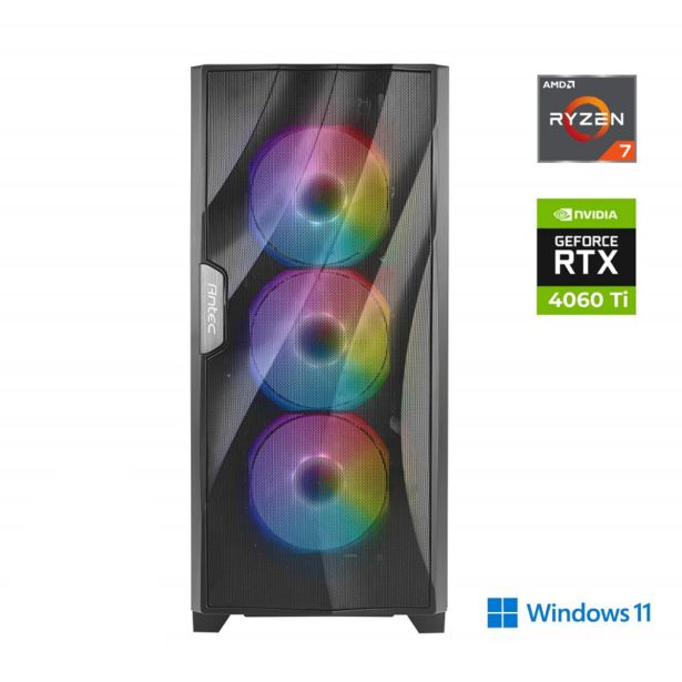 RAČUNALNIK ANNI GAMER EXTREME R7 5700X / RTX 4060 TI / 32 GB / 2 TB / W11H