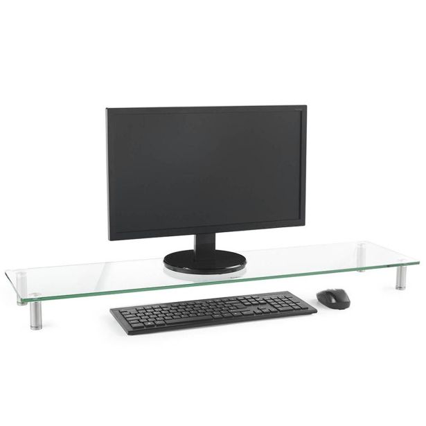 RAČUNALNIŠKI DODATEK VONHAUS STEKLEN PODSTAVEK ZA MONITOR XL PROZOREN