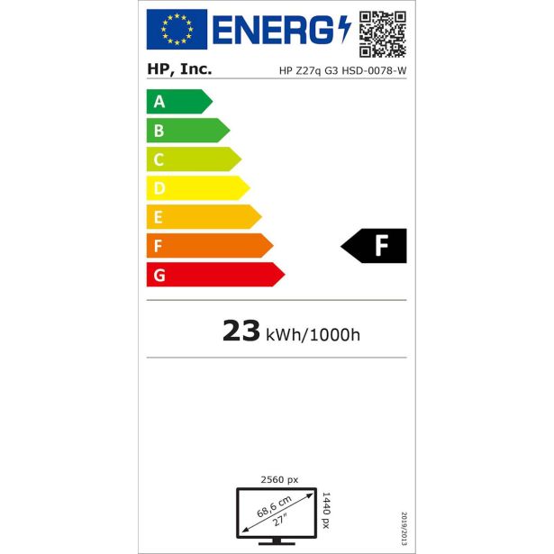 RAČUNALNIŠKI MONITOR HP Z27Q G3 68.58 CM QHD IPS 16:9
