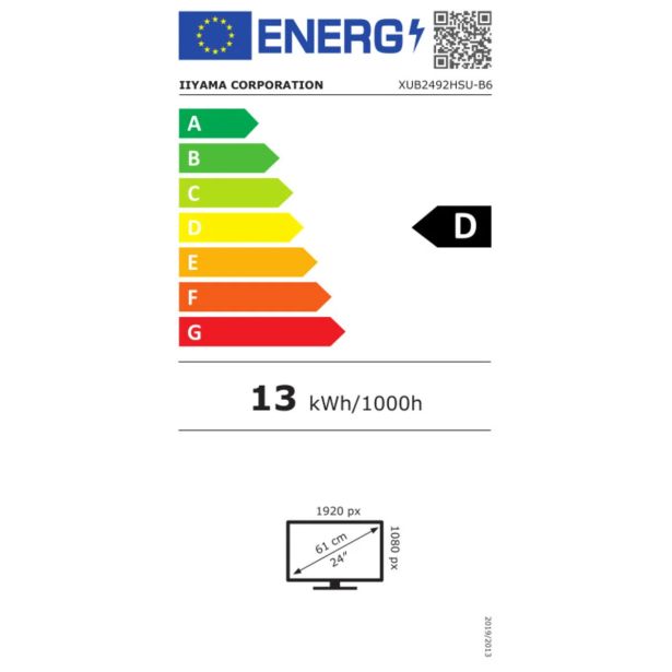 RAČUNALNIŠKI MONITOR IIYAMA LCD XUB2492HSU-W6 IPS FH 23.8" LED