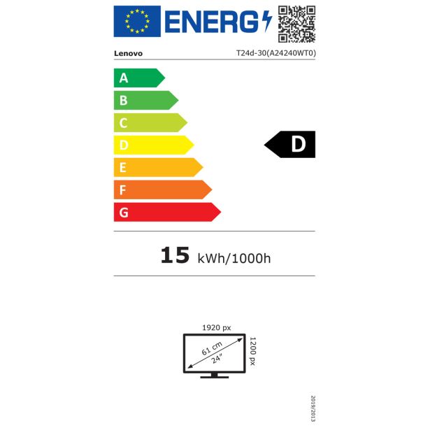 RAČUNALNIŠKI MONITOR LENOVO TV T24D-30 24" WUXGA IPS 100HZ