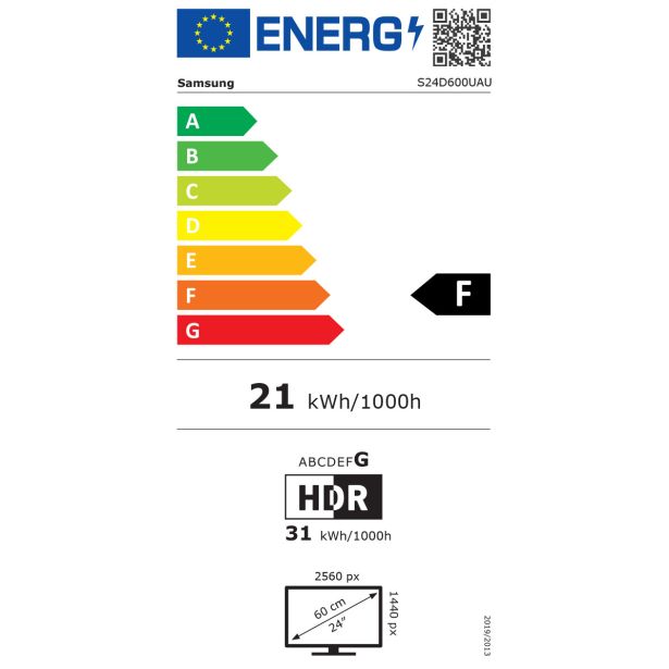RAČUNALNIŠKI MONITOR SAMSUNG LS24D600UAU 24"/WQHD/IPS/100HZ/USB-C