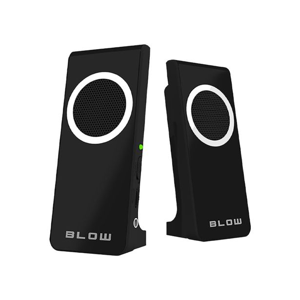 RAČUNALNIŠKI ZVOČNIKI BLOW MS-22, 2.0 STEREO USB ČRNI