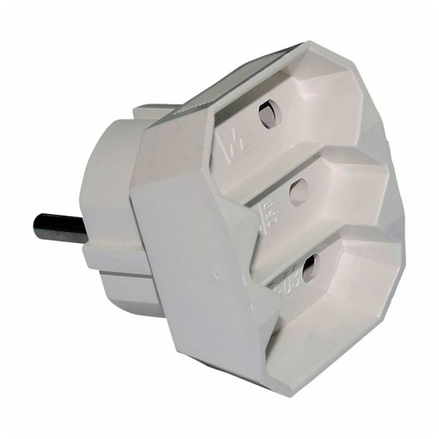 RAZDELILNIK/ADAPTER TRITECH VR 03, 3 EURO BEL, PAKIRAN