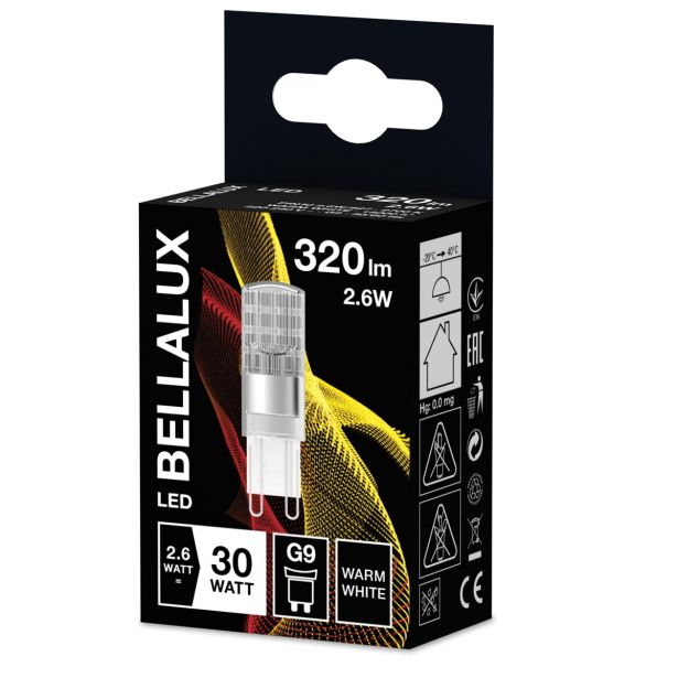 RAZNA LED ŽARNICA BELLALUX PIN30 2.6W/827 230V G9