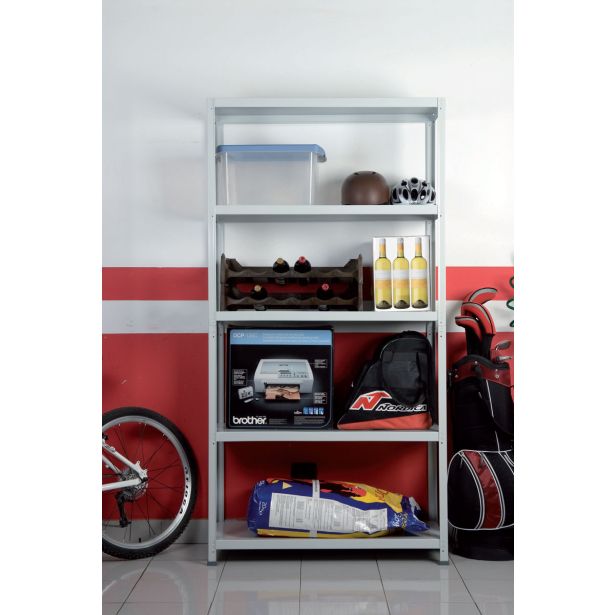 REGAL AR SHELVING 180X90X40 CM, 5 POLIC 100 KG/POLICO, SIV