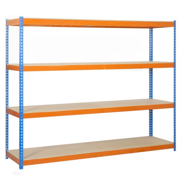 REGAL SIMONRACK 200X150X60 CM 4P/400KG MODRA ORANŽNA ECOFORTE