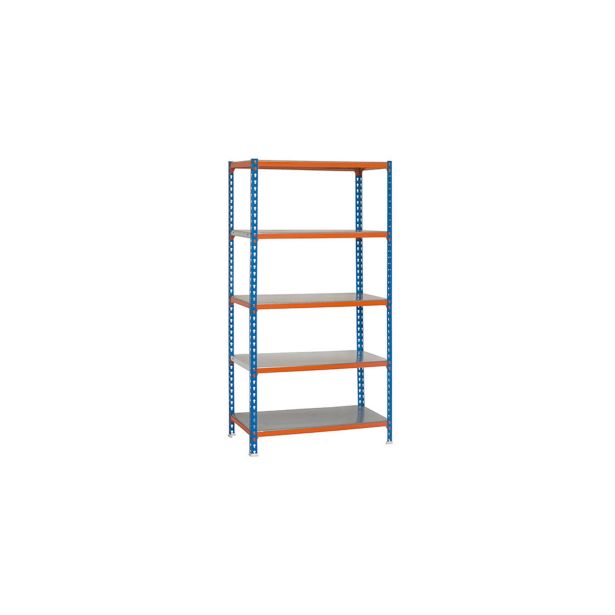 REGAL SIMONRACK 200X110X50 CM 5P/200KG MODRA ORANŽNA SIMONCLICK