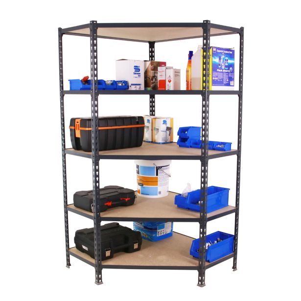 REGAL SIMONRACK 180X90X30 CM 5P/200KG KOTNI ANTRACIT MADERCLICK