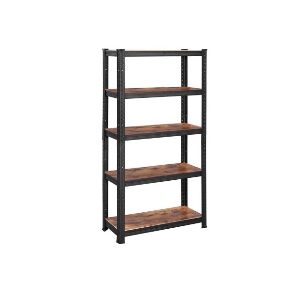REGAL SONGMICS 150X75X30 CM 5P/175KG GLR030B01 RJAVO-ČRN