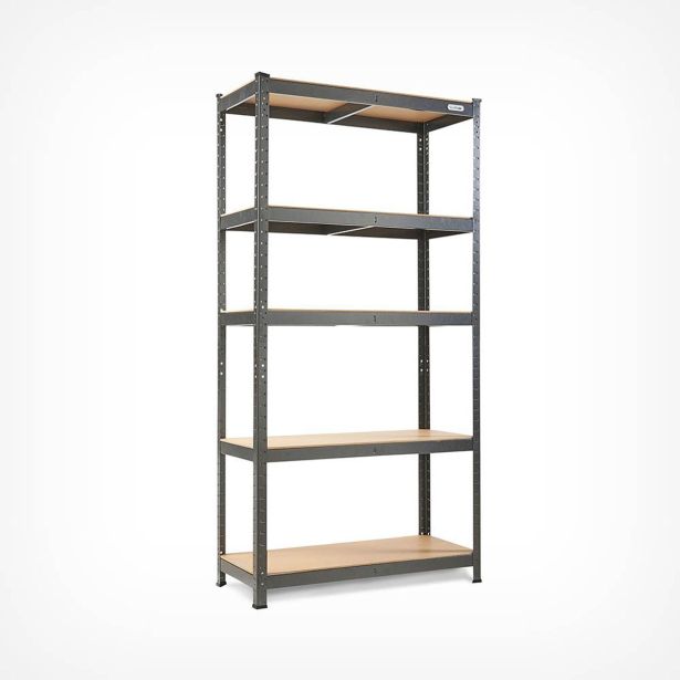 REGAL VONHAUS 180X90X40 CM 5P/175KG MDF - ANTRACIT