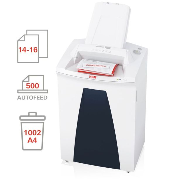 UNIČEVALNIK PAPIRJA HSM AF 500/4.5X30 SECURIO P-4 2103