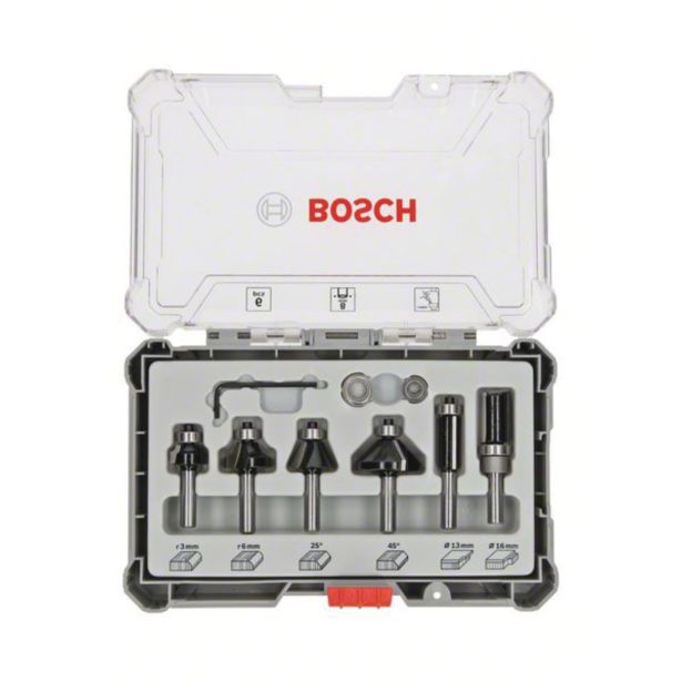 REZKAR ZA LES BOSCH 6-DELNI KPL STEBLO 8MM PRIREZOVANJE, POSNEMANJE.