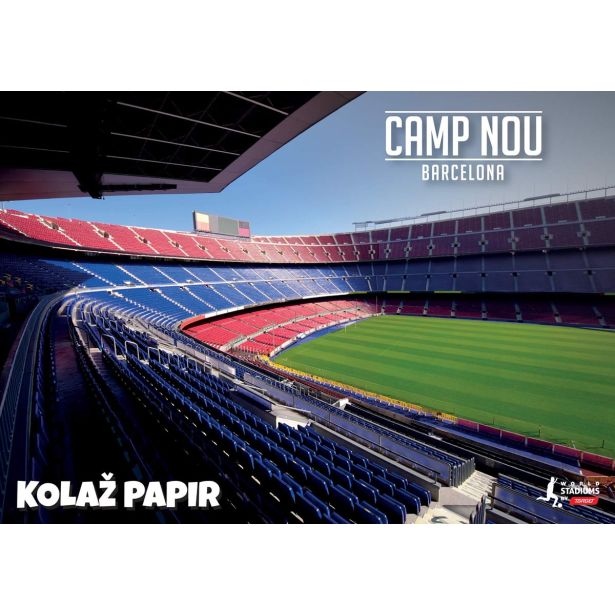 KOLAŽ PAPIR A4 20 LISTOV 100 G STADIUMS 21654