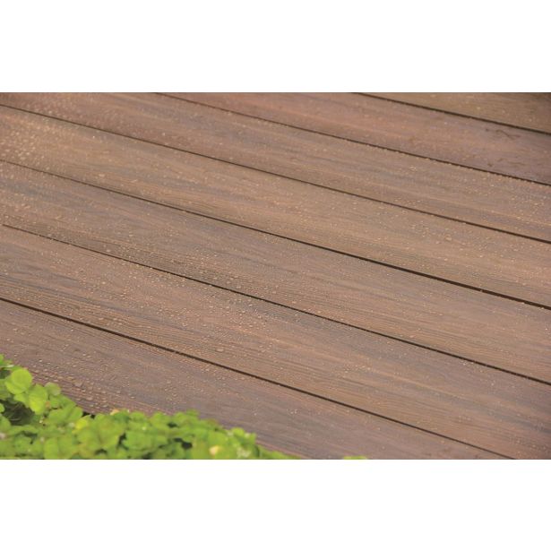 WPC DESKA ZA TERASO BAMBUSWPC RJAVA 3D 2200X140X23 MM