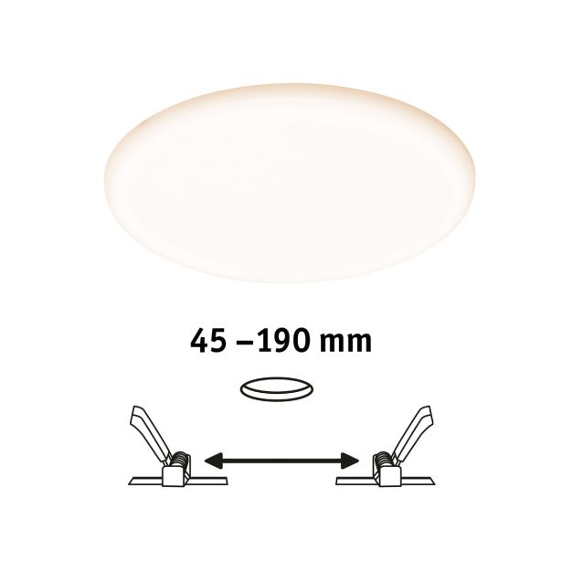 LED PANEL RL VELUNA 14W 3STEP CCT, FI=185MM IP44