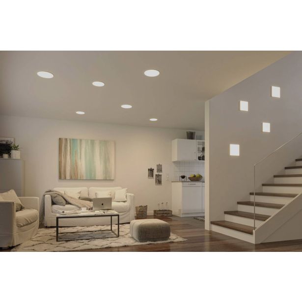 LED PANEL RL VELUNA 17W WW 3STEP DIM, 185X185MM IP44