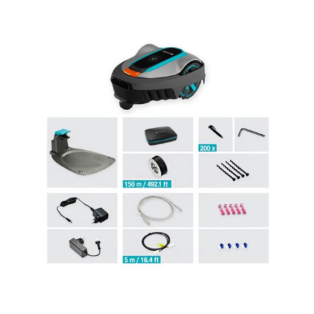 Robotska Kosilnica Gardena Smart Sileno City 500 Set Merkur.si