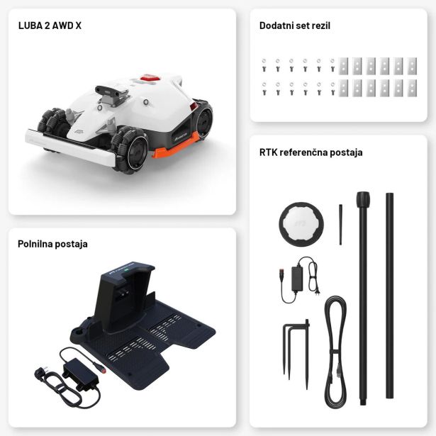 ROBOTSKA KOSILNICA MAMMOTION LUBA 2 3000X AWD